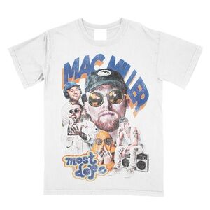 Mac Miller Most Dope Shirt White